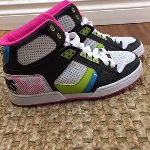Osiris like-new Fluorescent High Top Sneaker sz 8